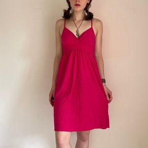 Hot pink sun dress